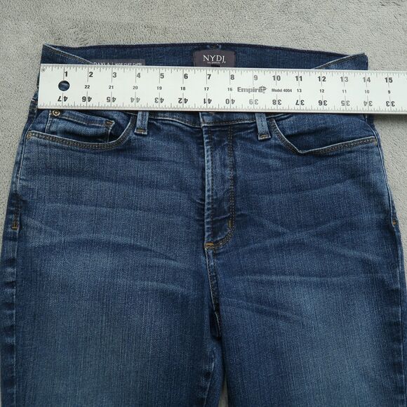 Not Your Daughters Jeans NYDJ Womens Size 6P Mid-Rise Wide Cuff Capri 21" Inseam - Picture 16 of 16